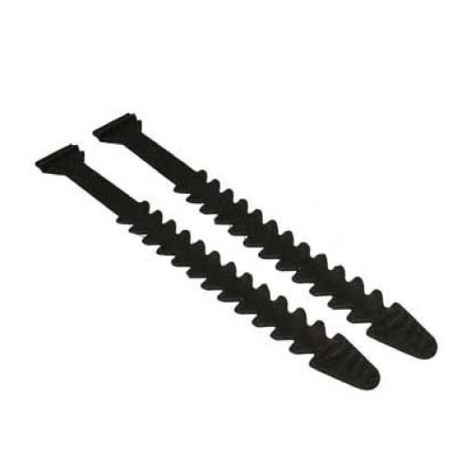 cinghie del piede junior da 25 cm neri 2 pezzi