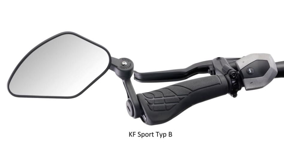 Mirror plegable de crampe KF Sport con enchufe negro