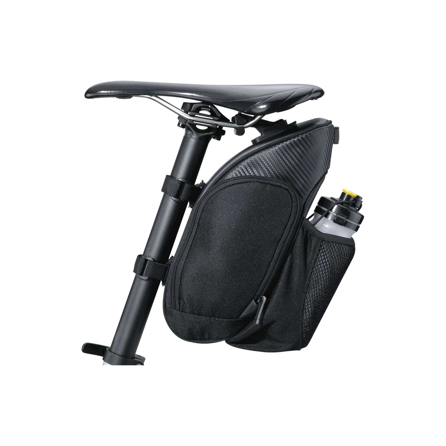 Topeak Mondacack Hydro Saddle Bag - Nylon, extraíble, negro, 1.7L