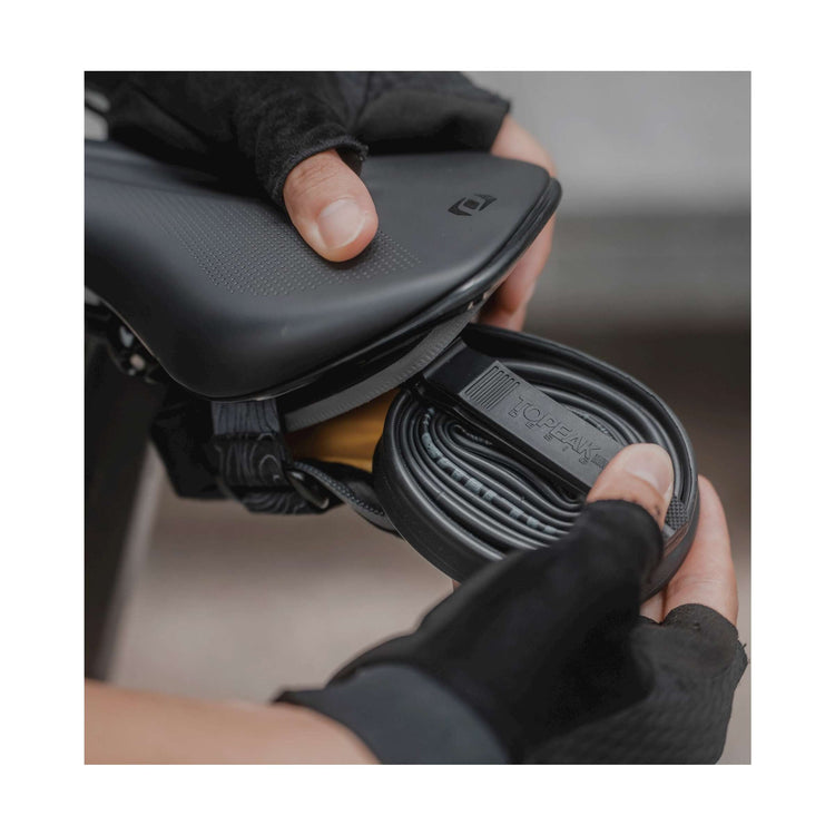 Topeak elementa zadel fietstas 0,2 l polyester zwart