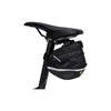 Sacca da sella topak wp ii m, nero, acqua -repellente, poliestere, adattatore, 1,25 litri, clic rapido, riflettente, 152G