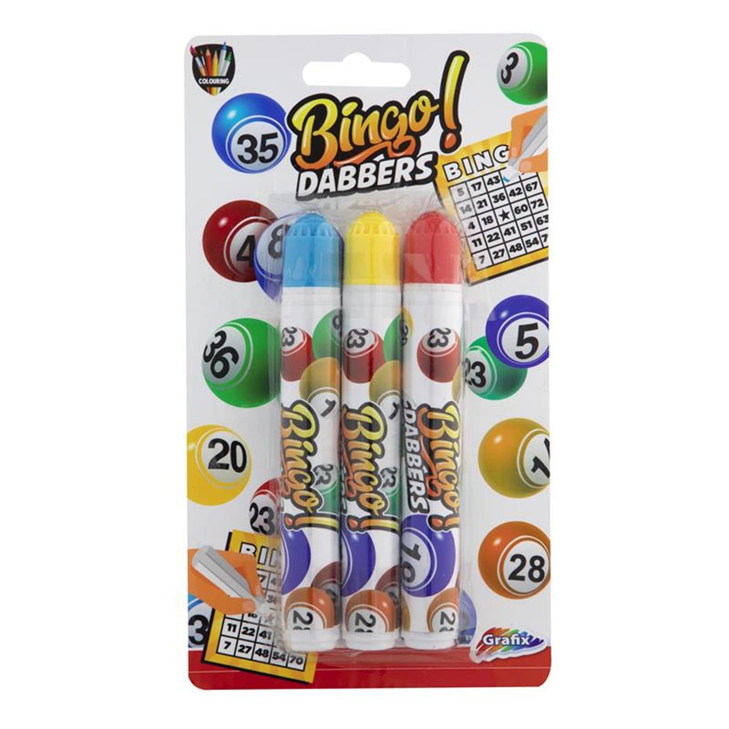 Marcadores de bingo de grupo de artesanía creativa, 3st