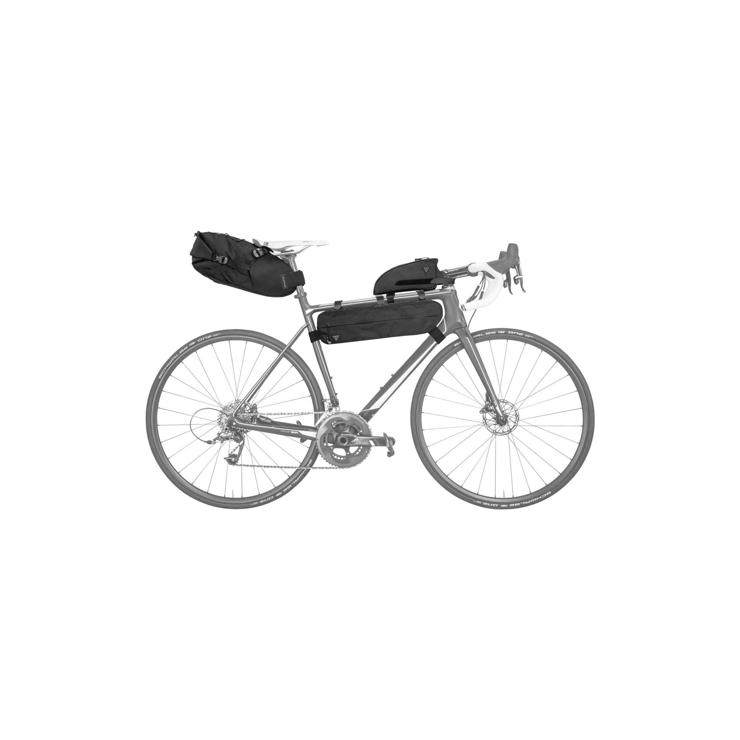 Topeak frametas TopLoader Zwart - Fiets tas - Unisex - Bike Packing