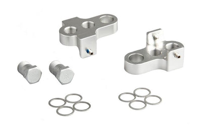 Mirage crankverkorters met rvs bouten aluminium t6 zilver