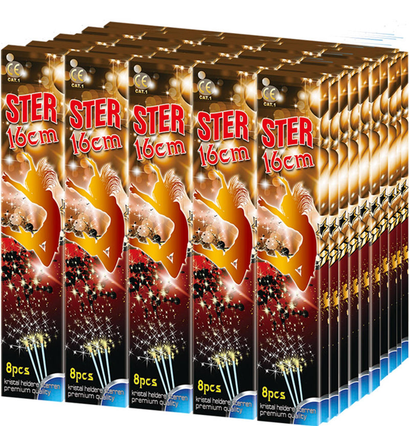 Broekhoff estrellas 16cm 50 pack de 8 piezas