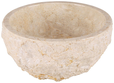 Lavabo Differnz Asti - 38 cm - pietra naturale lucida - beige