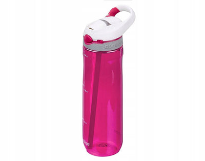 Borraccia Contigo Ashland con beccuccio automatico e cannuccia | grande borraccia senza BPA da 720 ml | bottiglia sportiva | borraccia a tenuta stagna | ideale per la scuola, la palestra, il ciclismo, la corsa, le passeggiate | sangria