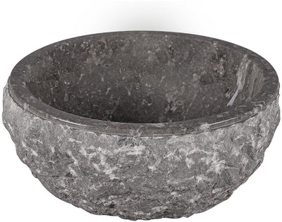 Lavabo Differnz Asti - 38 cm - pietra naturale lucida - grigio