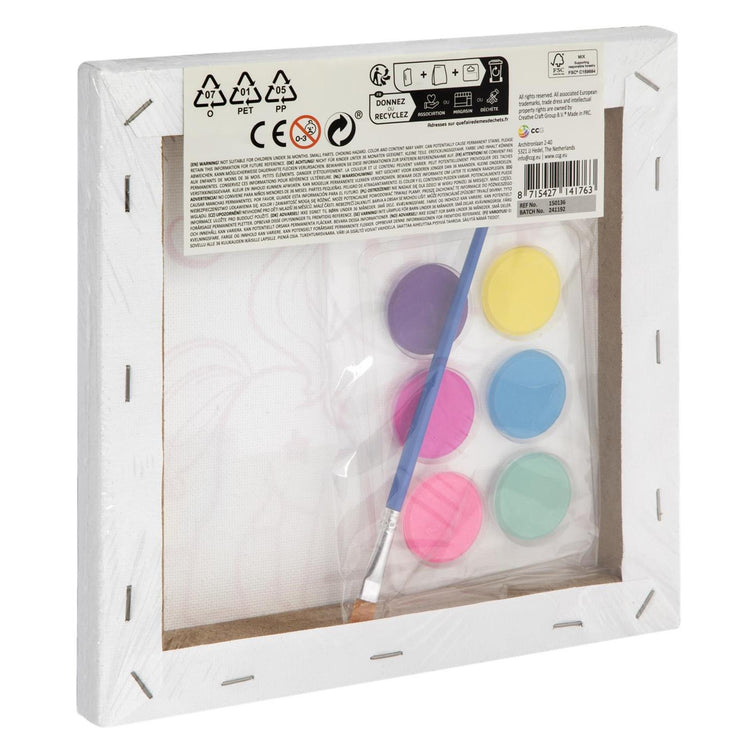 Moxy pinta tu propio lienzo 19,5x19,5cm