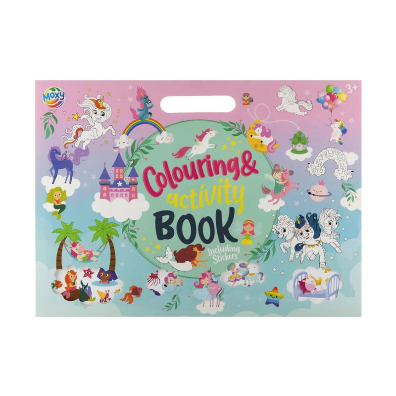 Libro de actividades y colorear Moxy + pegatinas