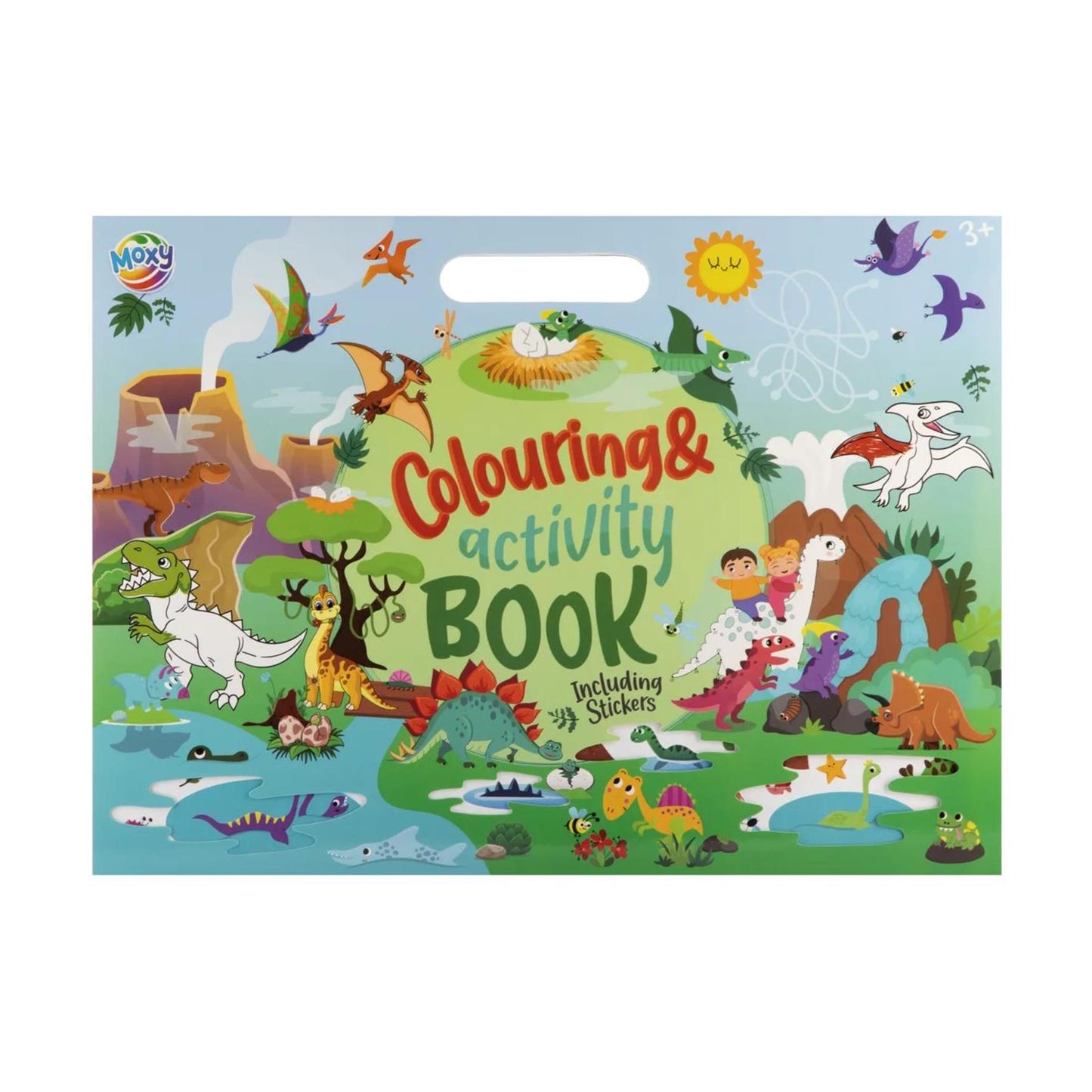 Libro da colorare e attività Moxy + adesivi
