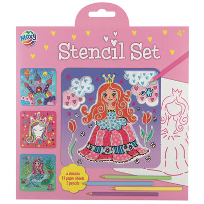 Set de plantillas Moxy con 5 lápices
