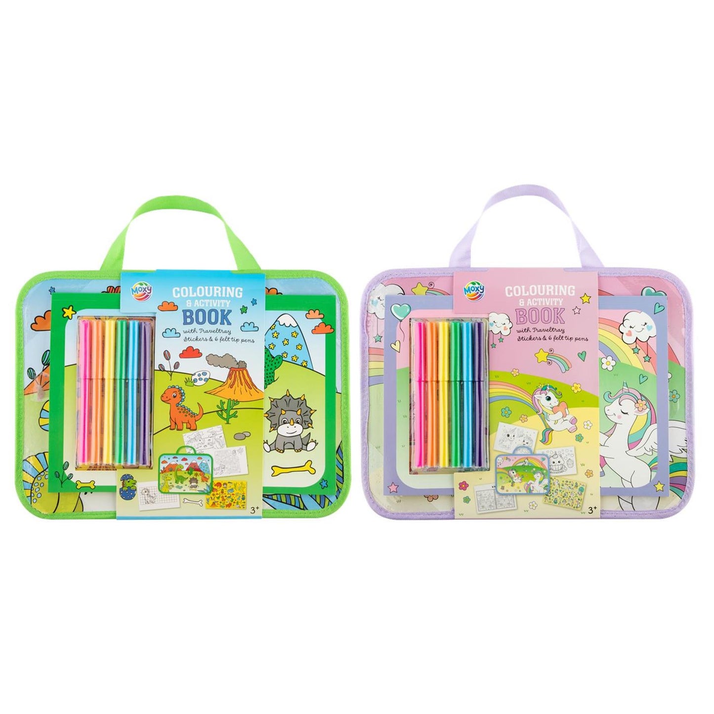 Astuccio Moxy + libro di attività da colorare