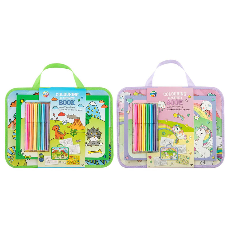 Astuccio Moxy + libro di attività da colorare