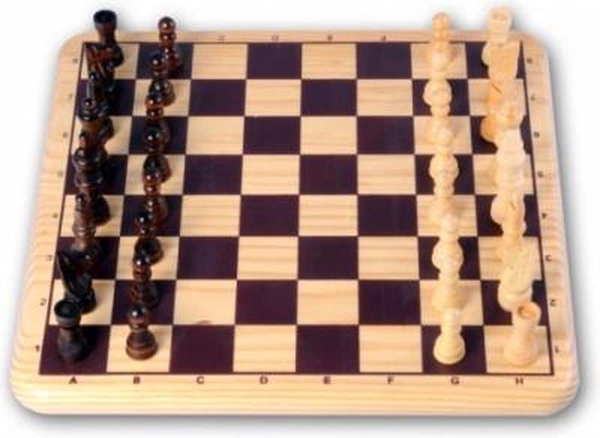 ENGELHART Longfield Wooden Chessboard 30 x 30 cm