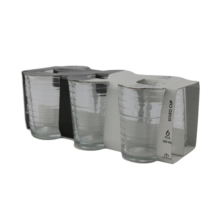 Set di 6 bicchieri Soleo da 200 ml