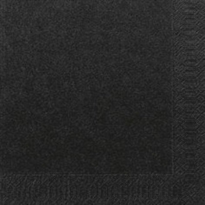 Servilletas Duni negro 33x33cm orgánico