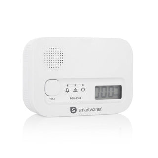 SmartWares FGA-13041 Detector de monóxido de carbono 10 años Sensor 3 años