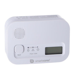 SmartWares FGA-13041 Detector de monóxido de carbono 10 años Sensor 3 años