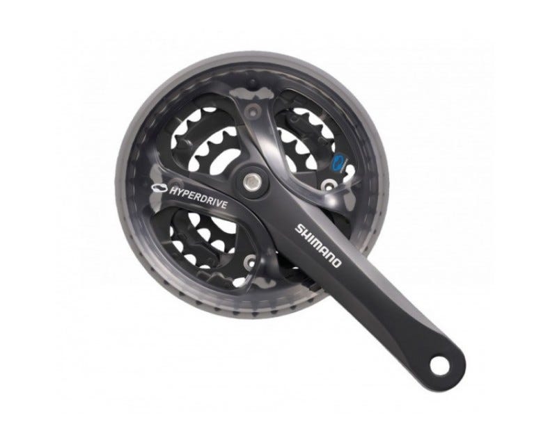 Shimano Cranket Acera 7 8 velocità. 48 38 28T, lunghezza della manovella 170mm nero, 4 mm bcd 104 64 mm, 4-eccitatore