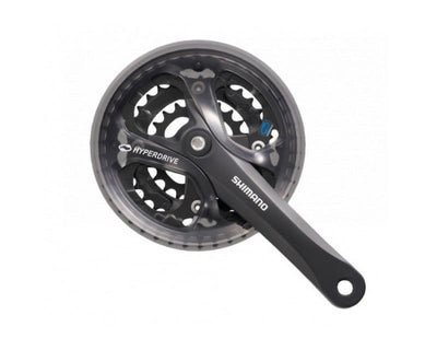 Shimano Cranket Acera 7 8 velocità. 48 38 28T, lunghezza della manovella 170mm nero, 4 mm bcd 104 64 mm, 4-eccitatore