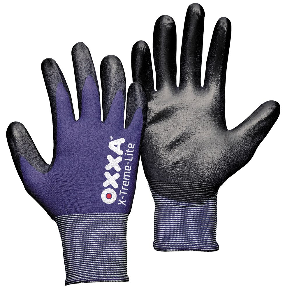 Guanto da lavoro Oxxa x-treme-lite pu nylon blu, 10 - 15110010 - 15110010