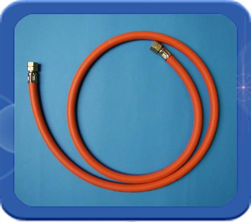 Manguera propano 150cm 2x3 8 manguera goma giratoria (completa)