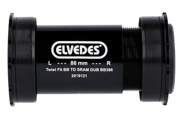 Twist Fit Bottom Breach Elvedes para BB386 Shimano 46 x 86 mm