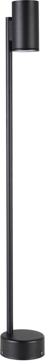 Lampada da terra Eglo izzalini - lampada da terra per esterni - gu10 - 85 cm - nera