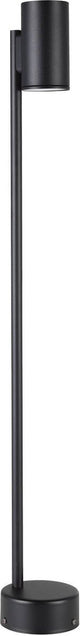 Lampada da terra Eglo izzalini - lampada da terra per esterni - gu10 - 85 cm - nera