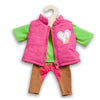 Dolls Horse Row Outfit, 3dlg. 28-35 cm