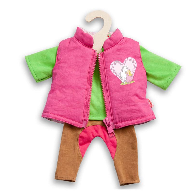 Dolls Horse Row Outfit, 3dlg. 28-35 cm