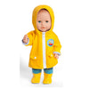 Dolls Raincoat de doble cara, 35-45 cm