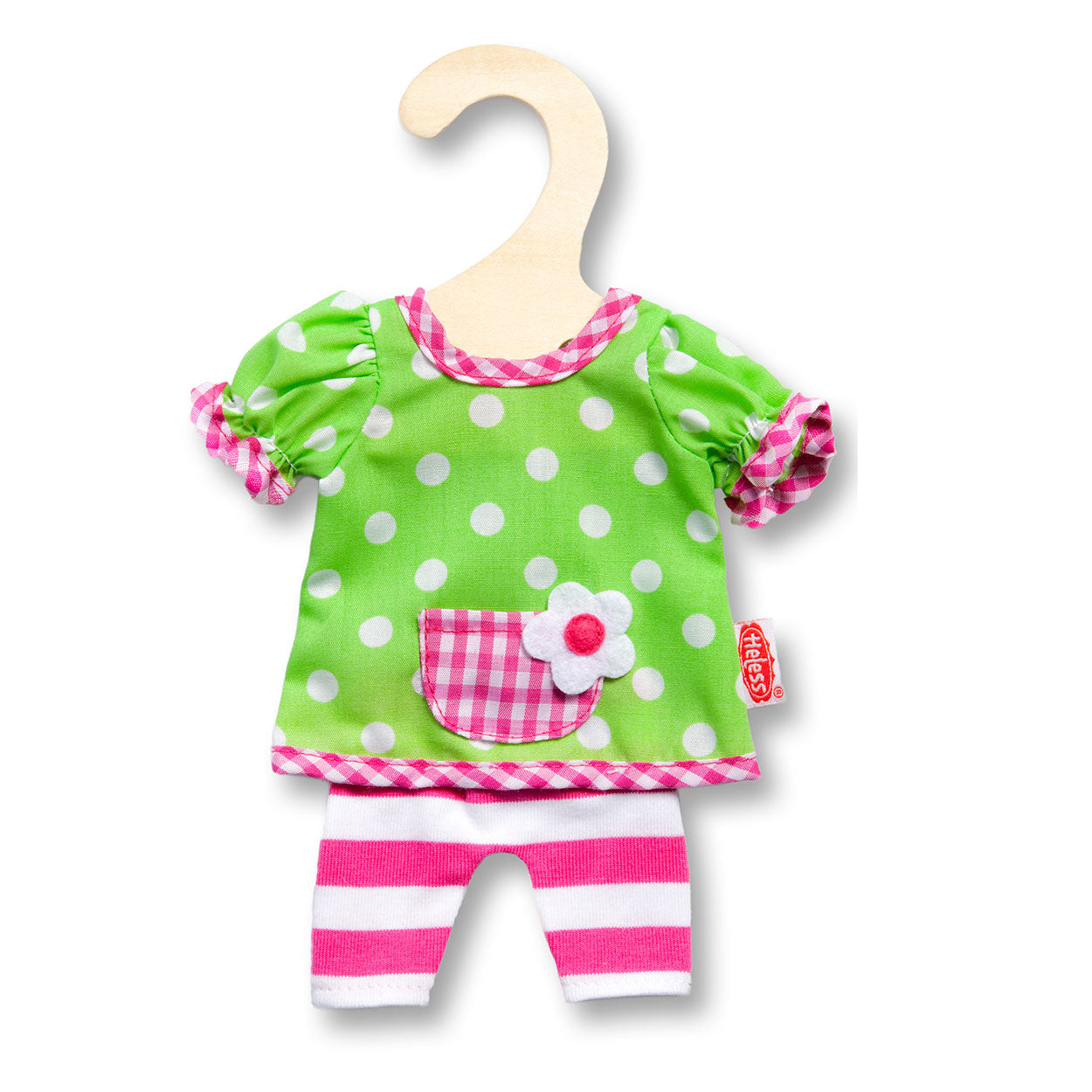 Vestido de muñecas con leggings, 20-25 cm