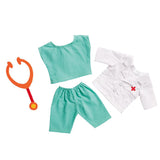 Dolls Doctor Outfit con stetoscopio, 38-45 cm - afbeelding 1