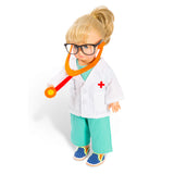 Dolls Doctor Outfit con stetoscopio, 38-45 cm - afbeelding 3