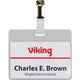 Insignias con clip od 90x60mm 50 piezas