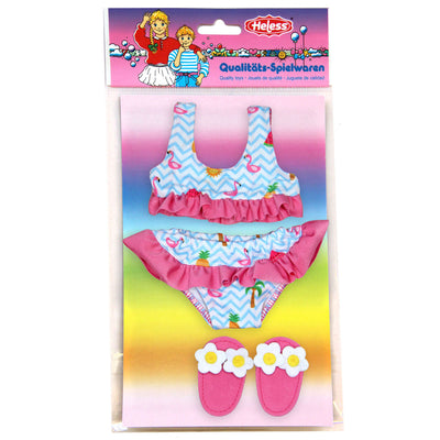 Bikini de muñecas Heless con zapatillas de flamenco, 28-35 cm