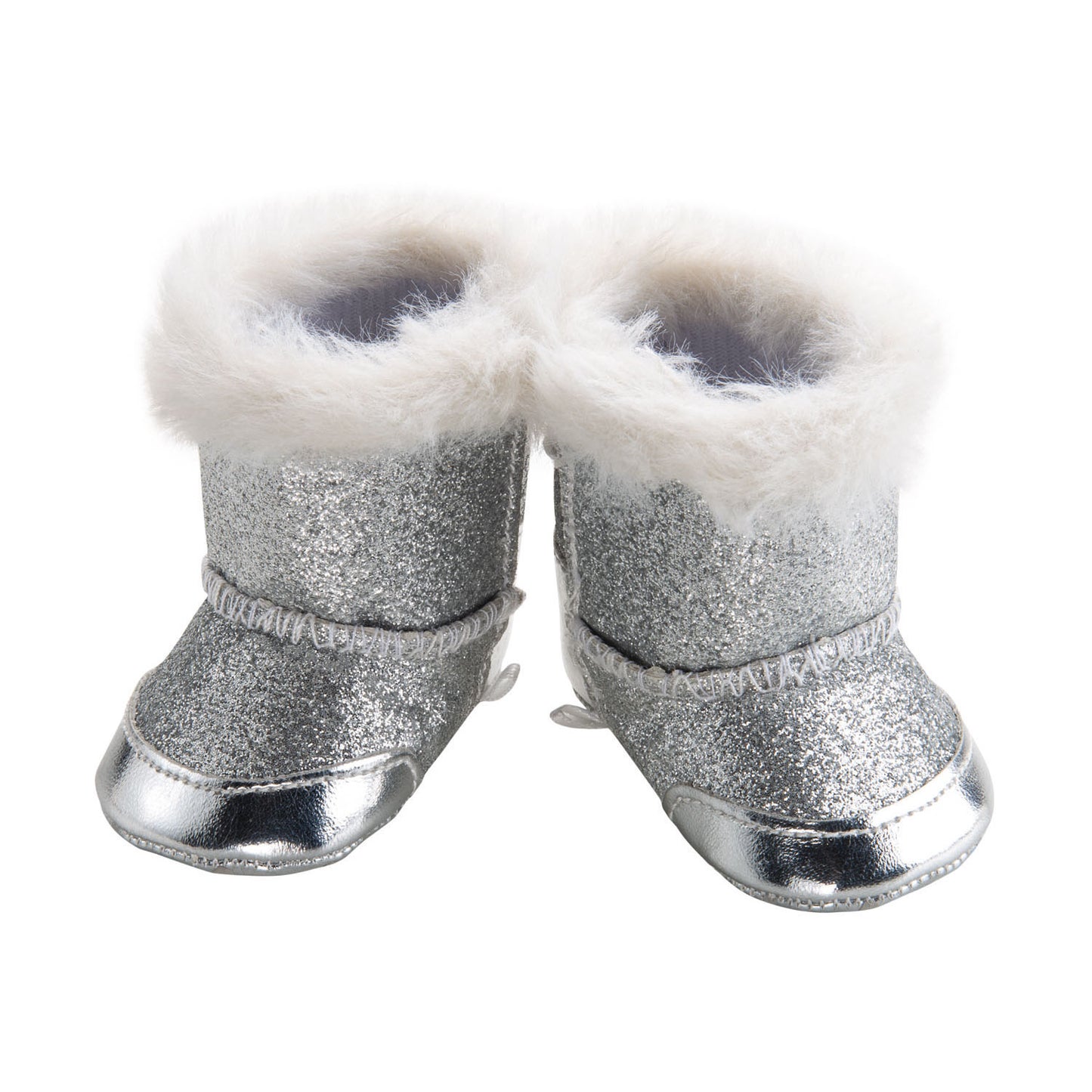 Zapatos de muñeca Silver, 38-45 cm