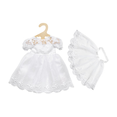 Vestido de novia de muñecas Heless con velo, 28-35 cm