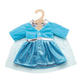 Heless poppenjurk ijsprinses met cape, 28-35 cm - afbeelding 3