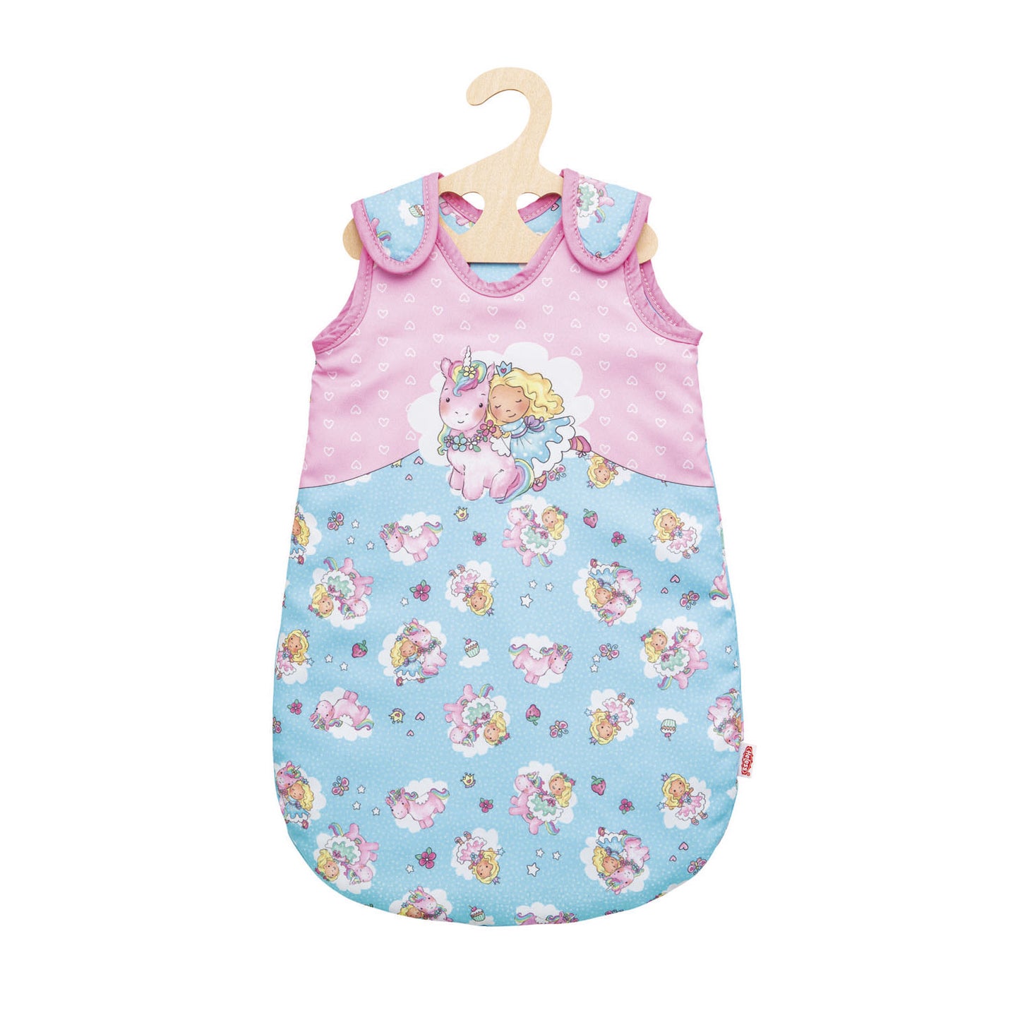 Doll's Sleeping Bag Unicorn, 28-35 cm