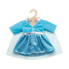 Vestido de muñecas Princesa de hielo con capa, 35-45 cm