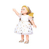 Heless doll dress angel with stars, 28-35 cm