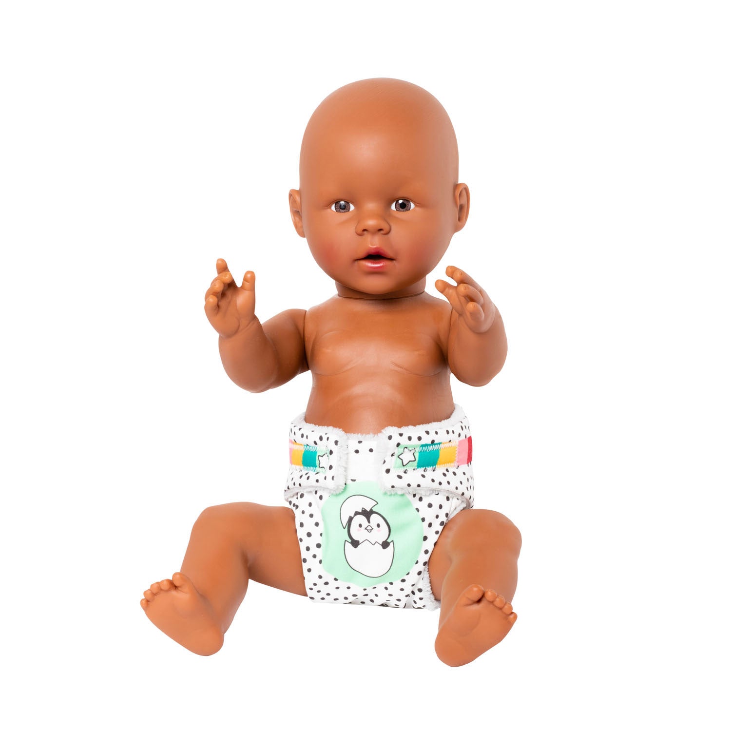 Doll diapers penguin 2 pieces, 28-35 cm
