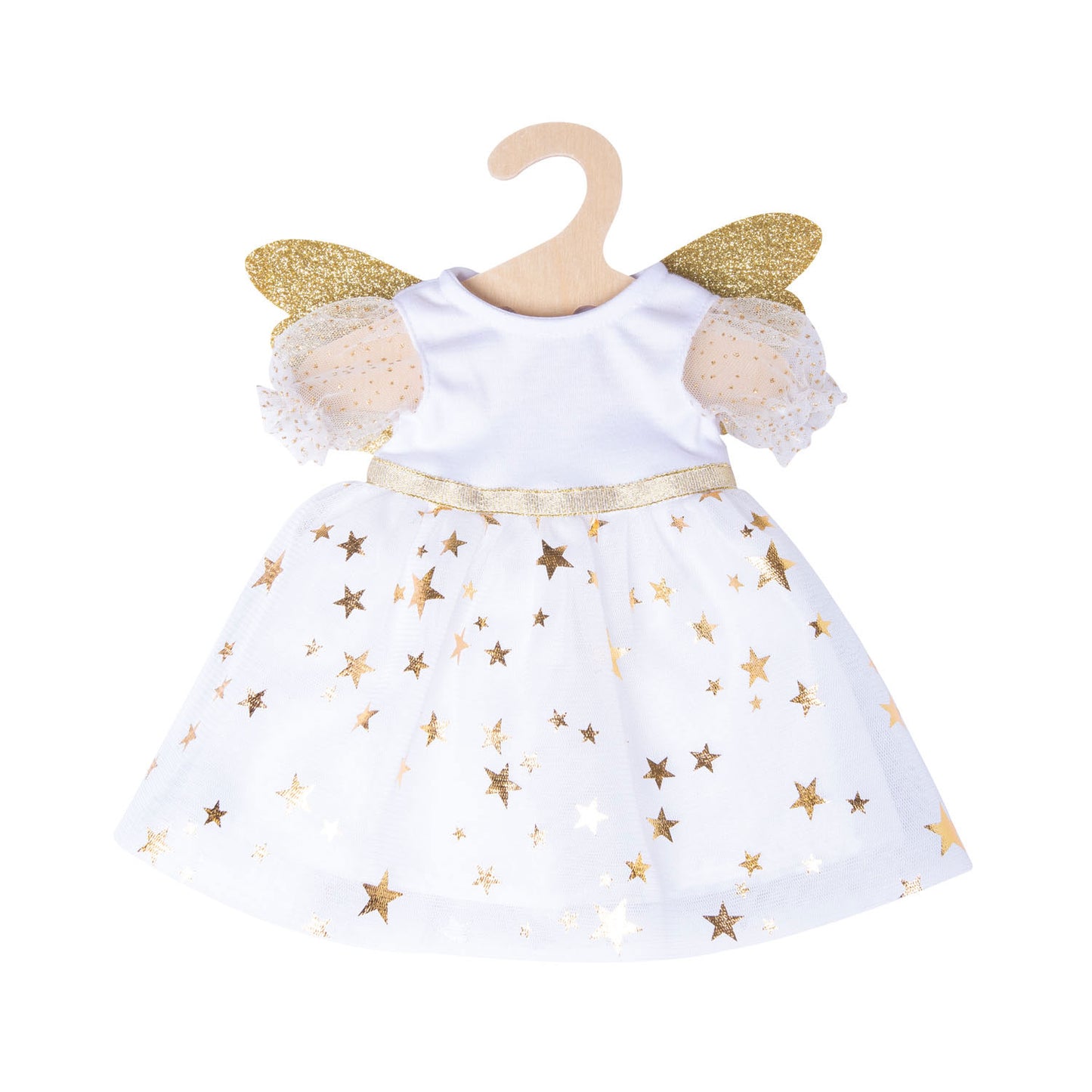 Heless doll dress angel with stars, 35-45 cm