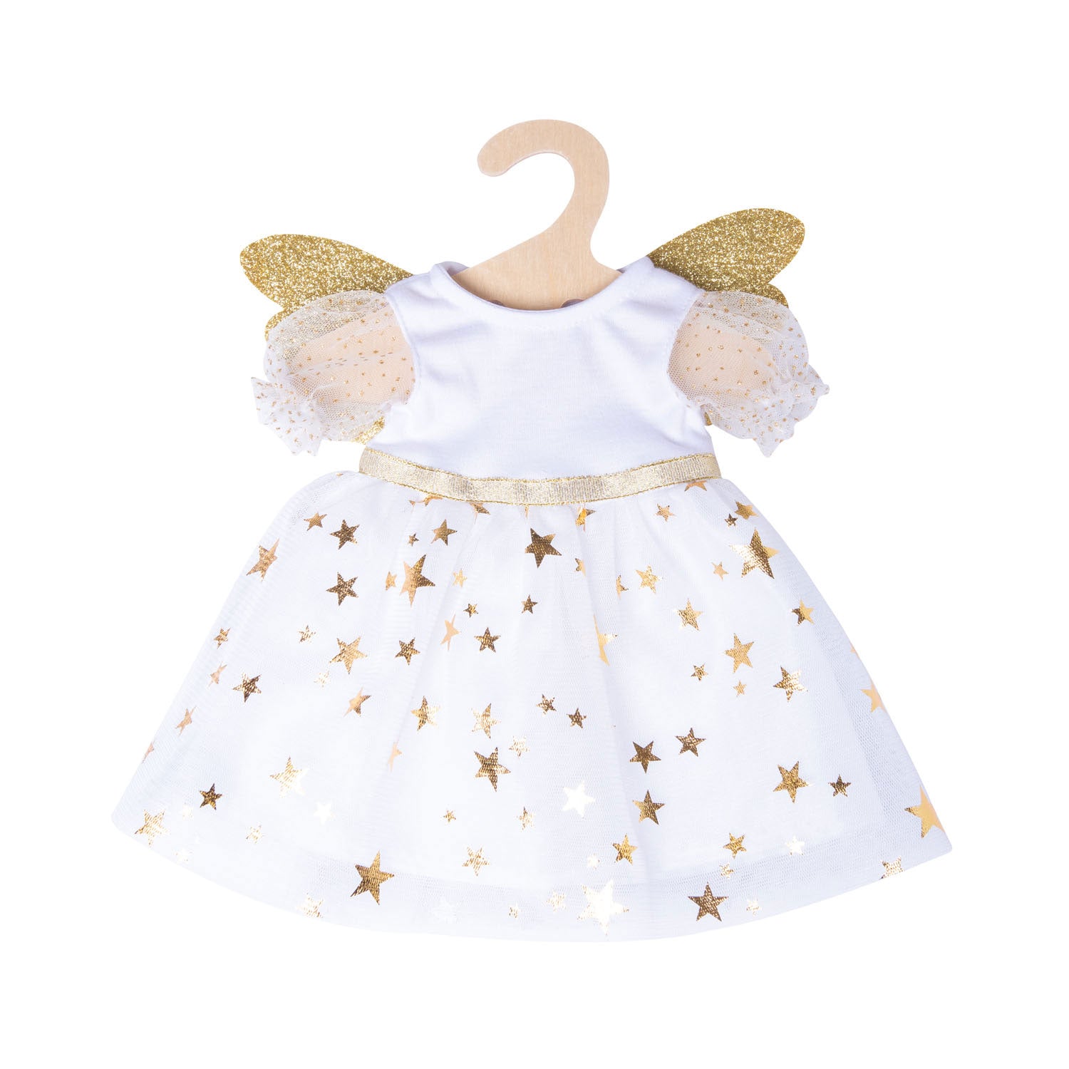 Heless doll dress angel with stars, 35-45 cm