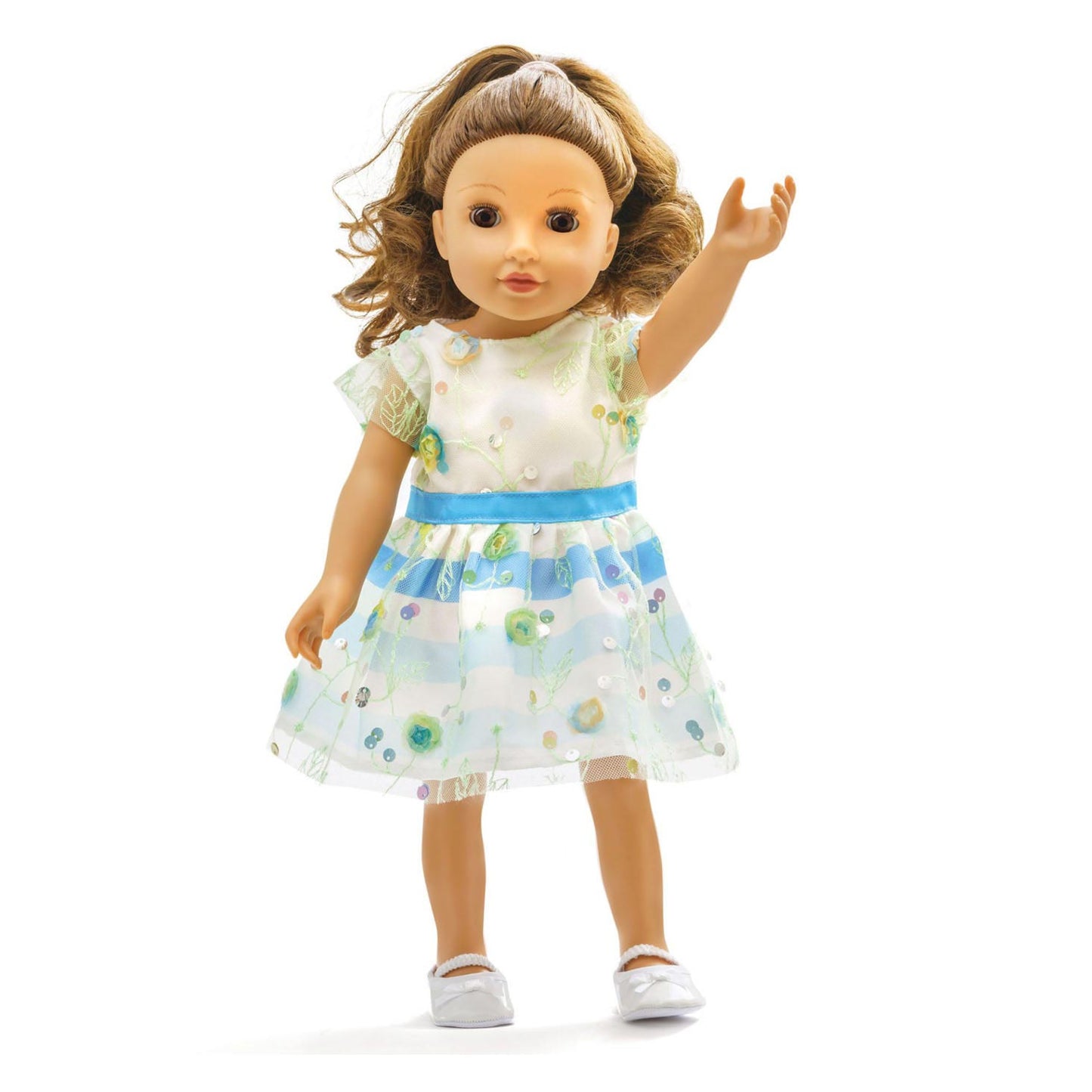 Vestido de muñecas Mar de flores, 28-35 cm