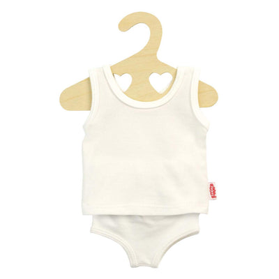 Pantalón y camisa de muñeca Blanco, 20-25 cm