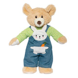 Bambole dungarees con camicia a strisce Bunny Lou, 28-35 cm - afbeelding 4